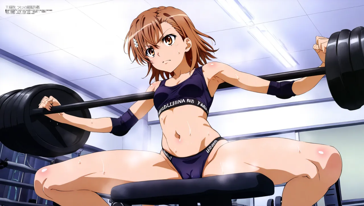 laesbkt Misaka Mikoto Workout Wallpaper 12 NO R18 - Image 164