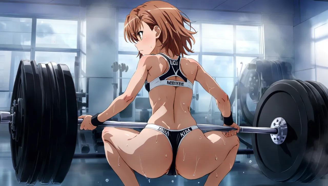 laesbkt Misaka Mikoto Workout Wallpaper 12 NO R18 - Image 166