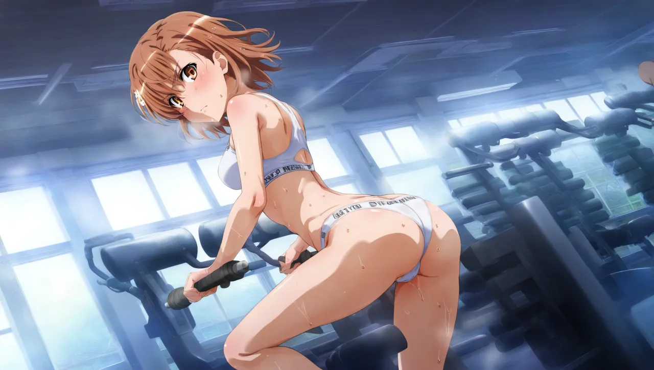 laesbkt Misaka Mikoto Workout Wallpaper 12 NO R18 - Image 168