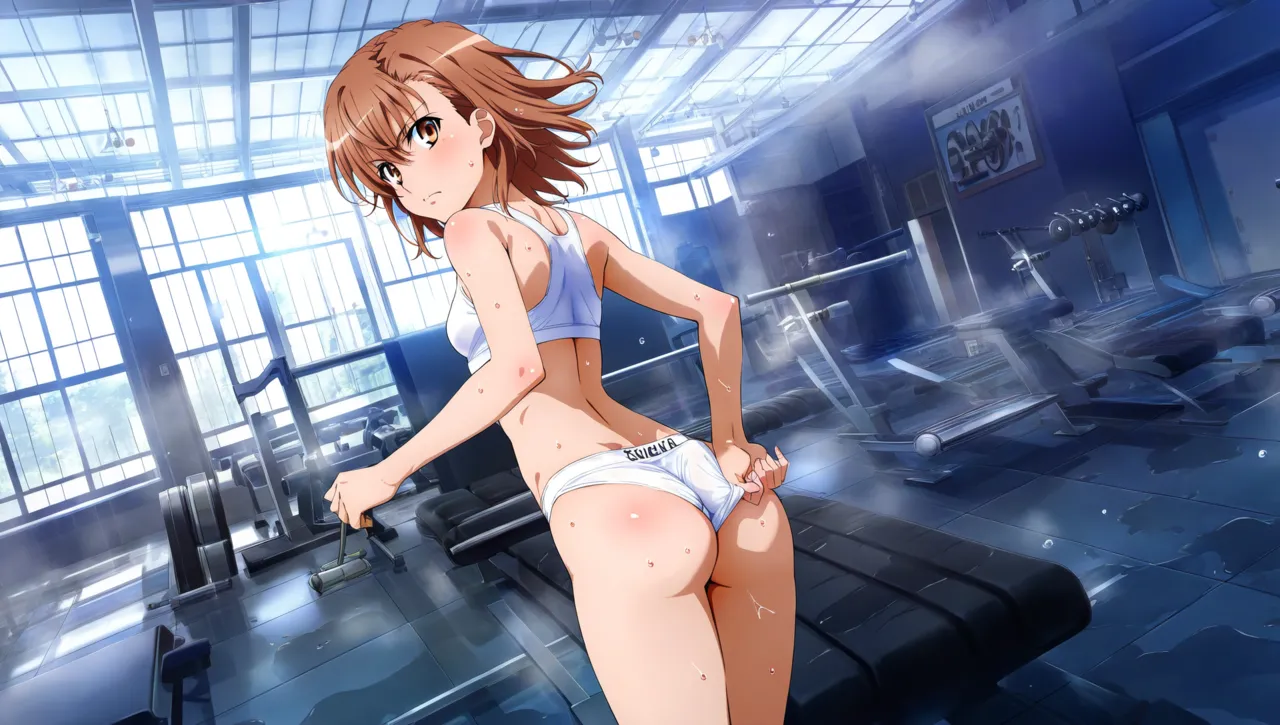 laesbkt Misaka Mikoto Workout Wallpaper 12 NO R18 - Image 172