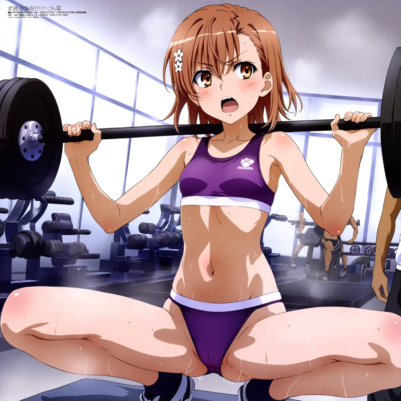 laesbkt Misaka Mikoto Workout Wallpaper 12 NO R18 - Image 182