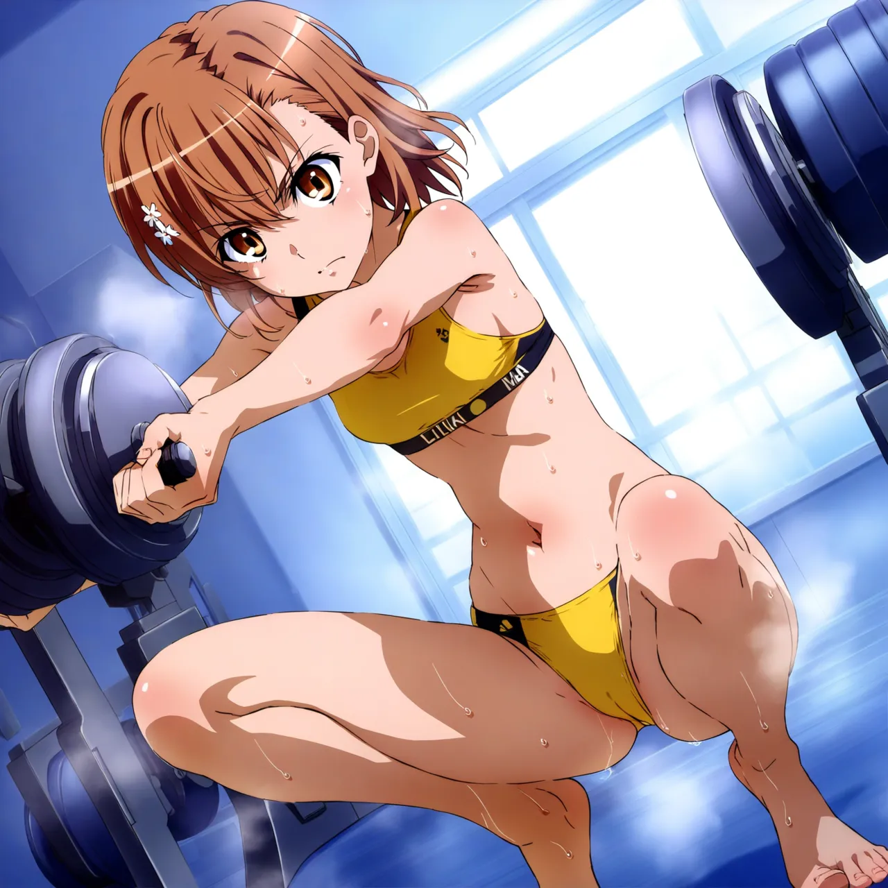laesbkt Misaka Mikoto Workout Wallpaper 12 NO R18 - Image 183