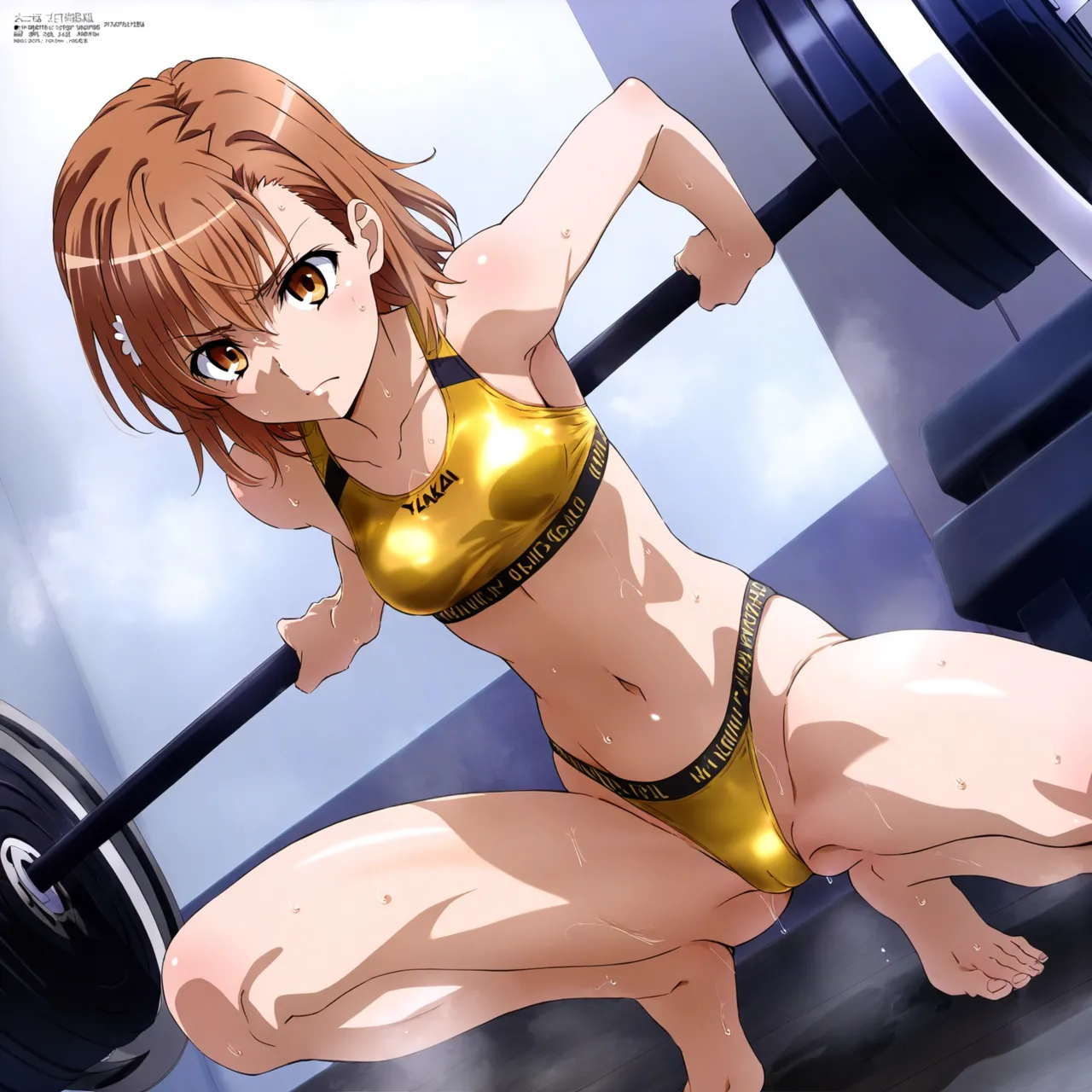 laesbkt Misaka Mikoto Workout Wallpaper 12 NO R18 - Image 19