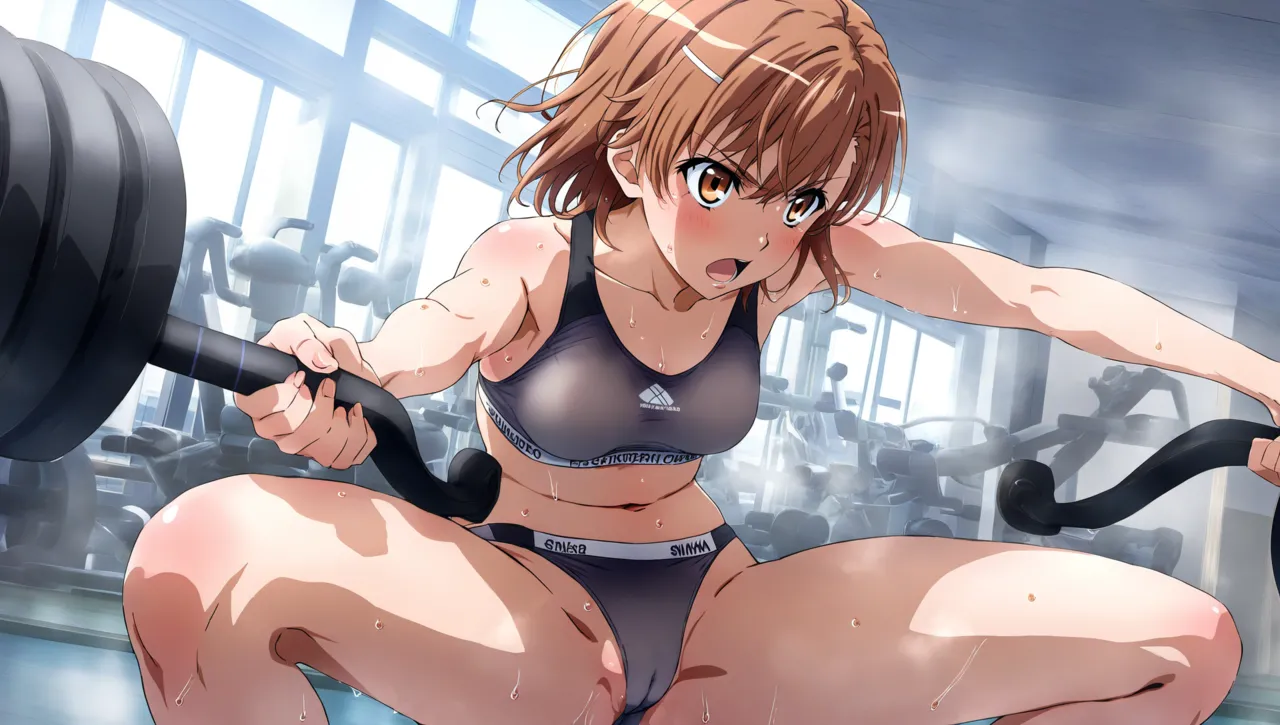 laesbkt Misaka Mikoto Workout Wallpaper 12 NO R18 - Image 195