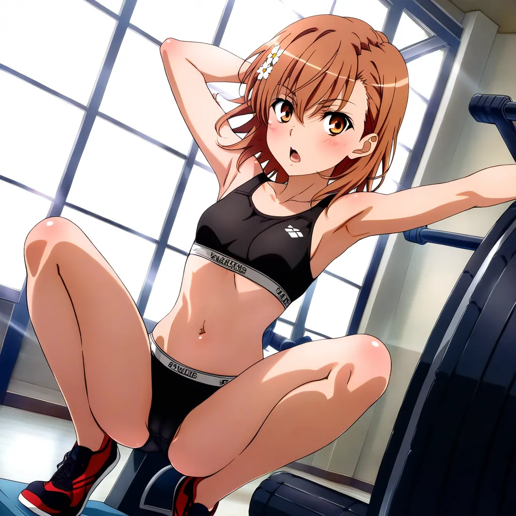 laesbkt Misaka Mikoto Workout Wallpaper 12 NO R18 - Image 196