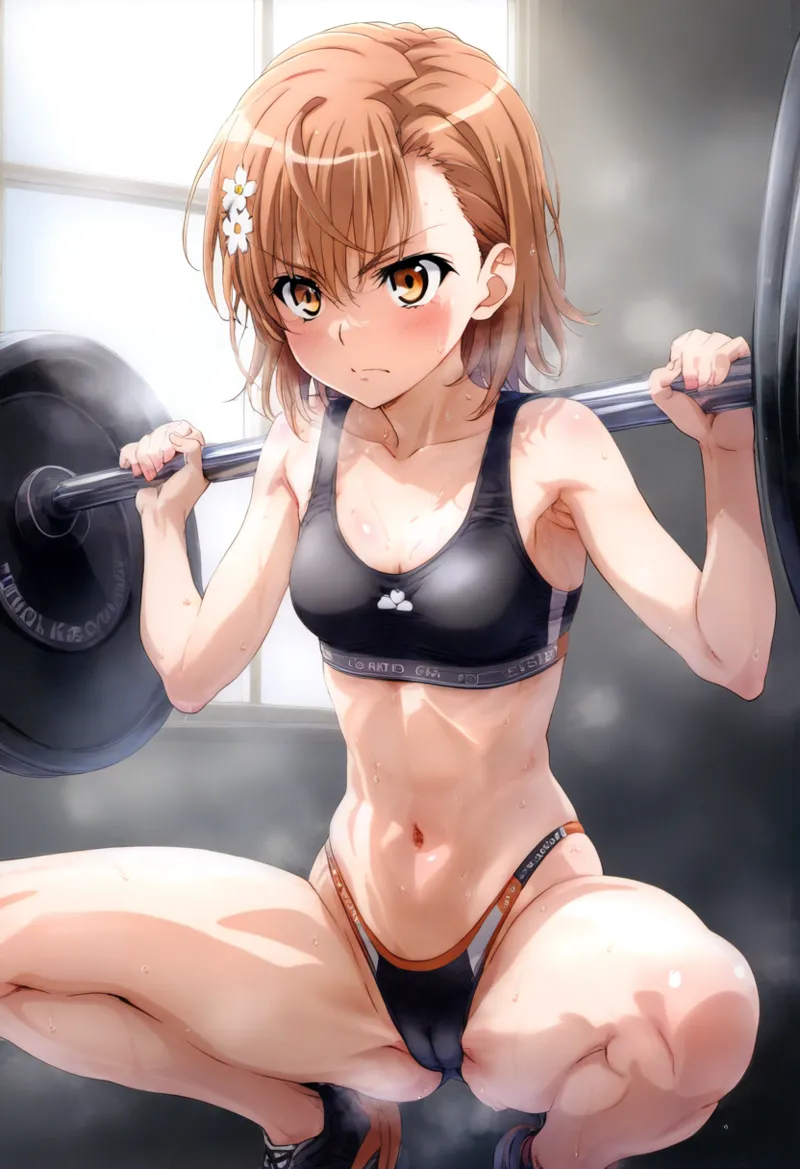 laesbkt Misaka Mikoto Workout Wallpaper 12 NO R18 - Image 200