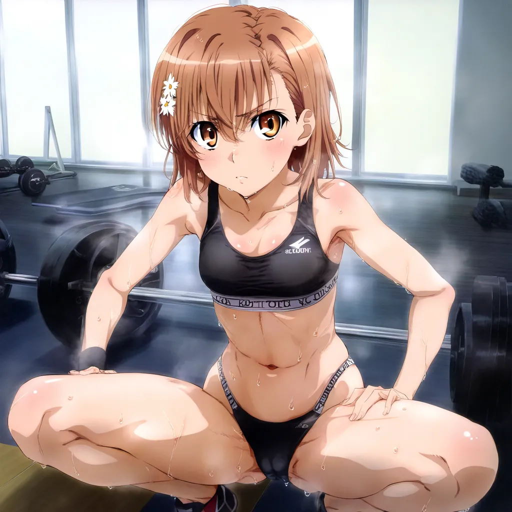 laesbkt Misaka Mikoto Workout Wallpaper 12 NO R18 - Image 201