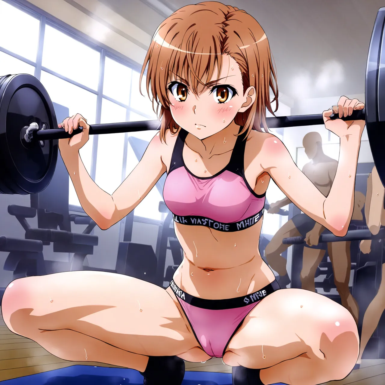 laesbkt Misaka Mikoto Workout Wallpaper 12 NO R18 - Image 26