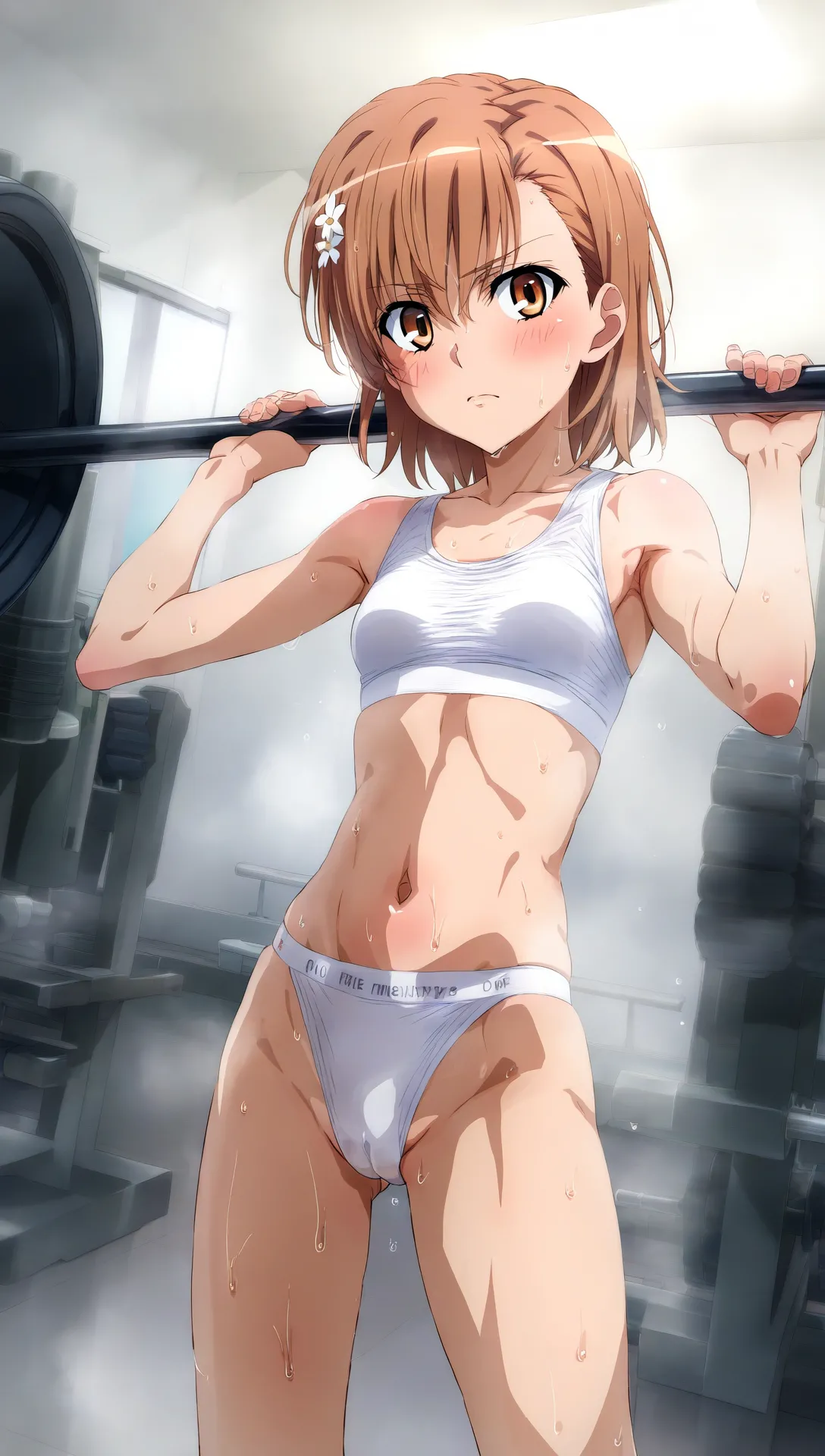 laesbkt Misaka Mikoto Workout Wallpaper 12 NO R18 - Image 52