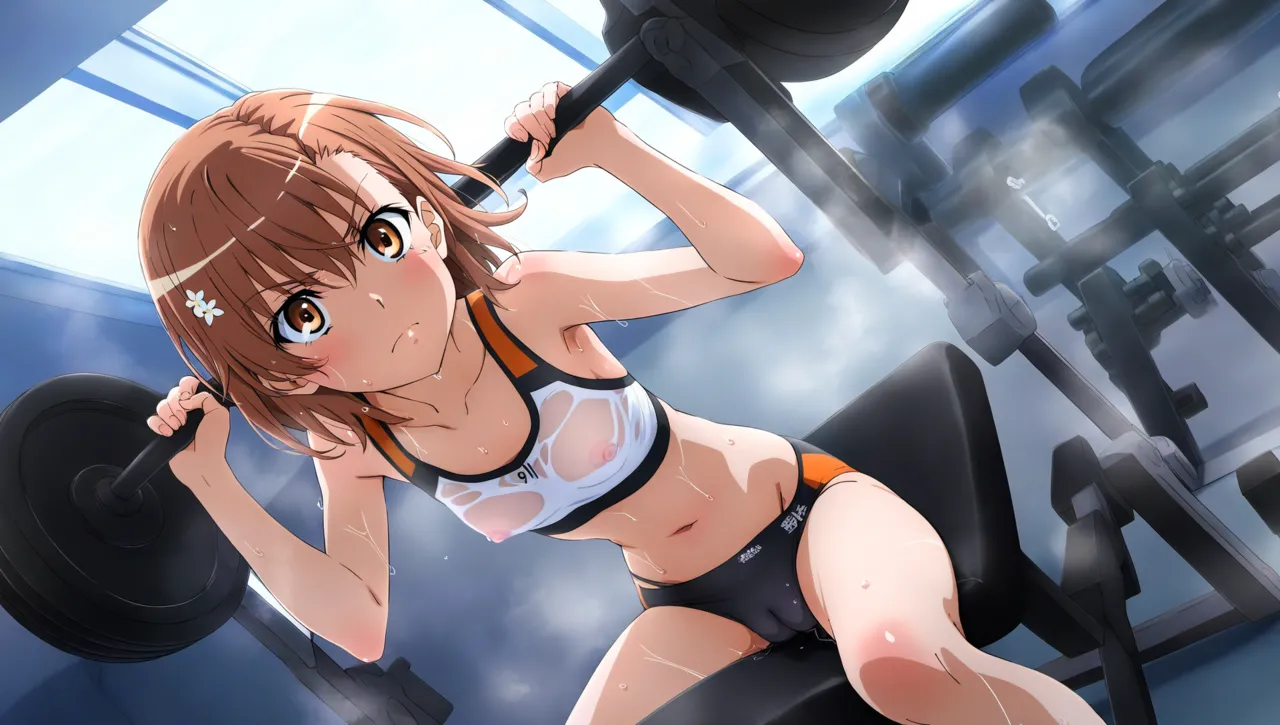 laesbkt Misaka Mikoto Workout Wallpaper 12 NO R18 - Image 53