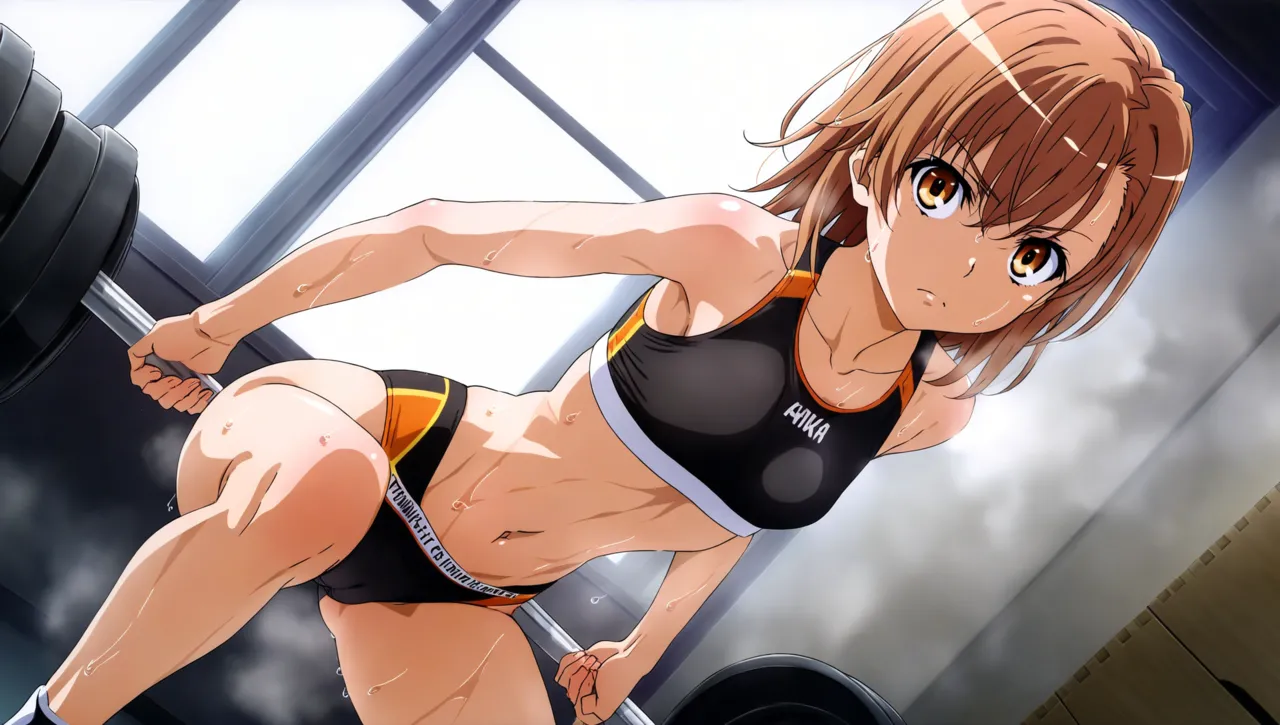 laesbkt Misaka Mikoto Workout Wallpaper 12 NO R18 - Image 60
