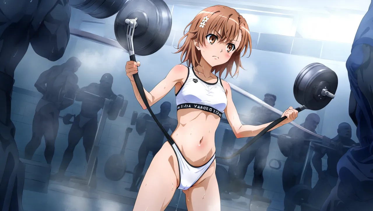 laesbkt Misaka Mikoto Workout Wallpaper 12 NO R18 - Image 65