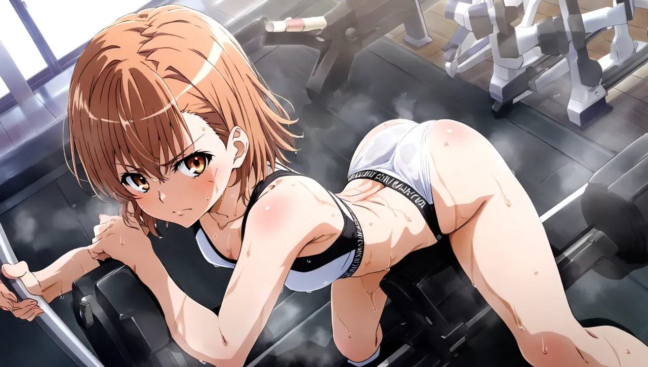 laesbkt Misaka Mikoto Workout Wallpaper 12 NO R18 - Image 68