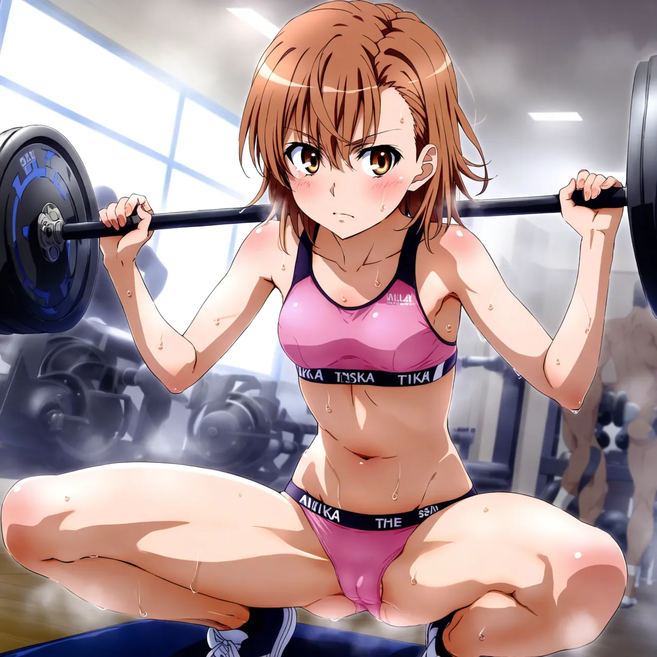laesbkt Misaka Mikoto Workout Wallpaper 12 NO R18 - Image 69