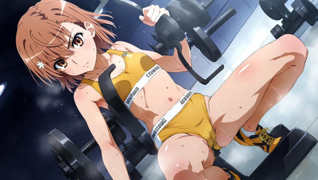 laesbkt Misaka Mikoto Workout Wallpaper 12 NO R18 - Image 84