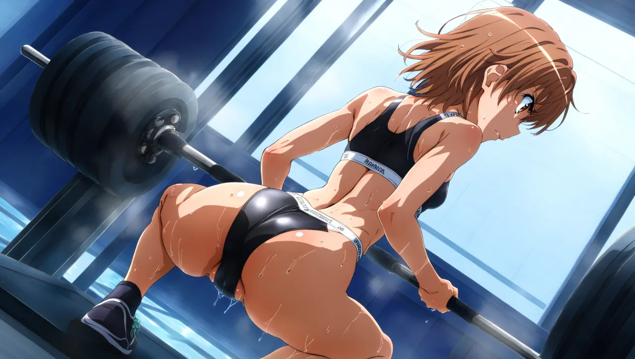 laesbkt Misaka Mikoto Workout Wallpaper 12 NO R18 - Image 85