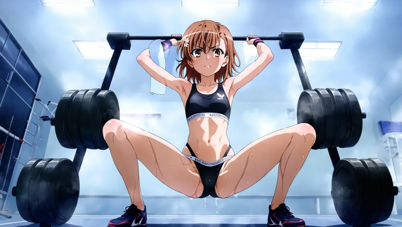 laesbkt Misaka Mikoto Workout Wallpaper 12 NO R18 - Image 87