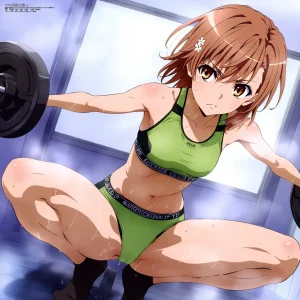 laesbkt Misaka Mikoto Workout Wallpaper 12 NO R18 - Page 10
