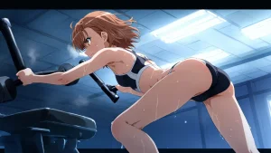 laesbkt Misaka Mikoto Workout Wallpaper 12 NO R18 - Page 102