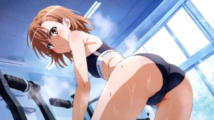 laesbkt Misaka Mikoto Workout Wallpaper 12 NO R18 - Page 106
