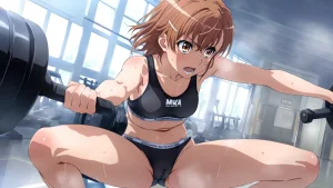 laesbkt Misaka Mikoto Workout Wallpaper 12 NO R18 - Page 111
