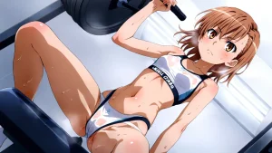 laesbkt Misaka Mikoto Workout Wallpaper 12 NO R18 - Page 112