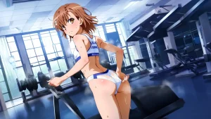 laesbkt Misaka Mikoto Workout Wallpaper 12 NO R18 - Page 115