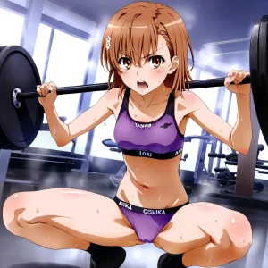 laesbkt Misaka Mikoto Workout Wallpaper 12 NO R18 - Page 125