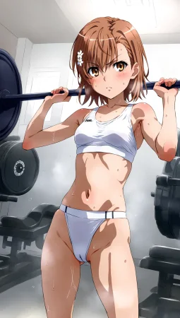 laesbkt Misaka Mikoto Workout Wallpaper 12 NO R18 - Page 130
