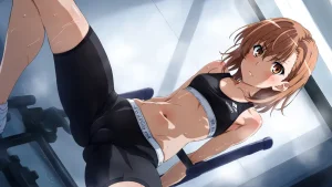 laesbkt Misaka Mikoto Workout Wallpaper 12 NO R18 - Page 138