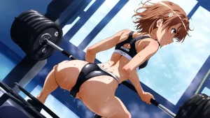 laesbkt Misaka Mikoto Workout Wallpaper 12 NO R18 - Page 144