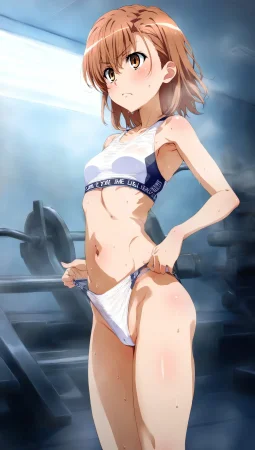 laesbkt Misaka Mikoto Workout Wallpaper 12 NO R18 - Page 150