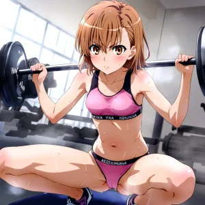 laesbkt Misaka Mikoto Workout Wallpaper 12 NO R18 - Page 152