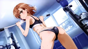 laesbkt Misaka Mikoto Workout Wallpaper 12 NO R18 - Page 16