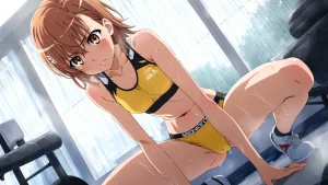laesbkt Misaka Mikoto Workout Wallpaper 12 NO R18 - Page 170