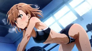laesbkt Misaka Mikoto Workout Wallpaper 12 NO R18 - Page 177