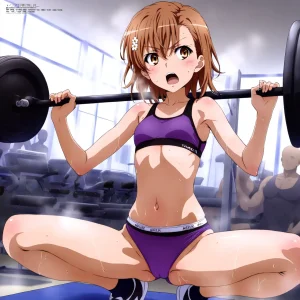 laesbkt Misaka Mikoto Workout Wallpaper 12 NO R18 - Page 179