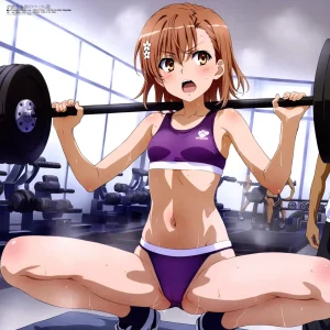 laesbkt Misaka Mikoto Workout Wallpaper 12 NO R18 - Page 182