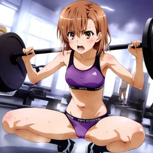 laesbkt Misaka Mikoto Workout Wallpaper 12 NO R18 - Page 184