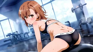 laesbkt Misaka Mikoto Workout Wallpaper 12 NO R18 - Page 30