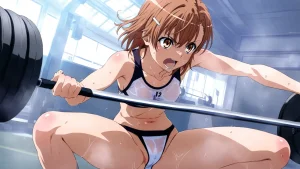 laesbkt Misaka Mikoto Workout Wallpaper 12 NO R18 - Page 48
