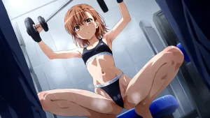 laesbkt Misaka Mikoto Workout Wallpaper 12 NO R18 - Page 54