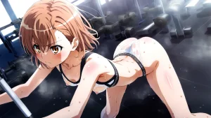 laesbkt Misaka Mikoto Workout Wallpaper 12 NO R18 - Page 6