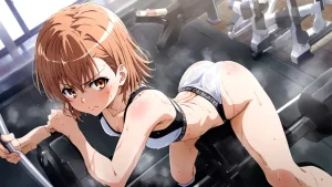 laesbkt Misaka Mikoto Workout Wallpaper 12 NO R18 - Page 68