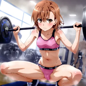 laesbkt Misaka Mikoto Workout Wallpaper 12 NO R18 - Page 69
