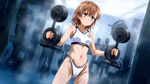 laesbkt Misaka Mikoto Workout Wallpaper 12 NO R18 - Page 79