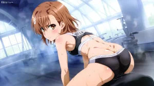laesbkt Misaka Mikoto Workout Wallpaper 12 NO R18 - Page 9