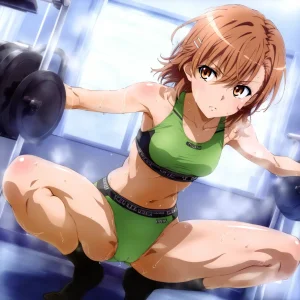 laesbkt Misaka Mikoto Workout Wallpaper 12 NO R18 - Page 90