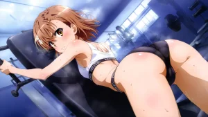 laesbkt Misaka Mikoto Workout Wallpaper 12 NO R18 - Page 97