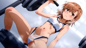 laesbkt Misaka Mikoto Workout Wallpaper 12 NO R18 - Page 99